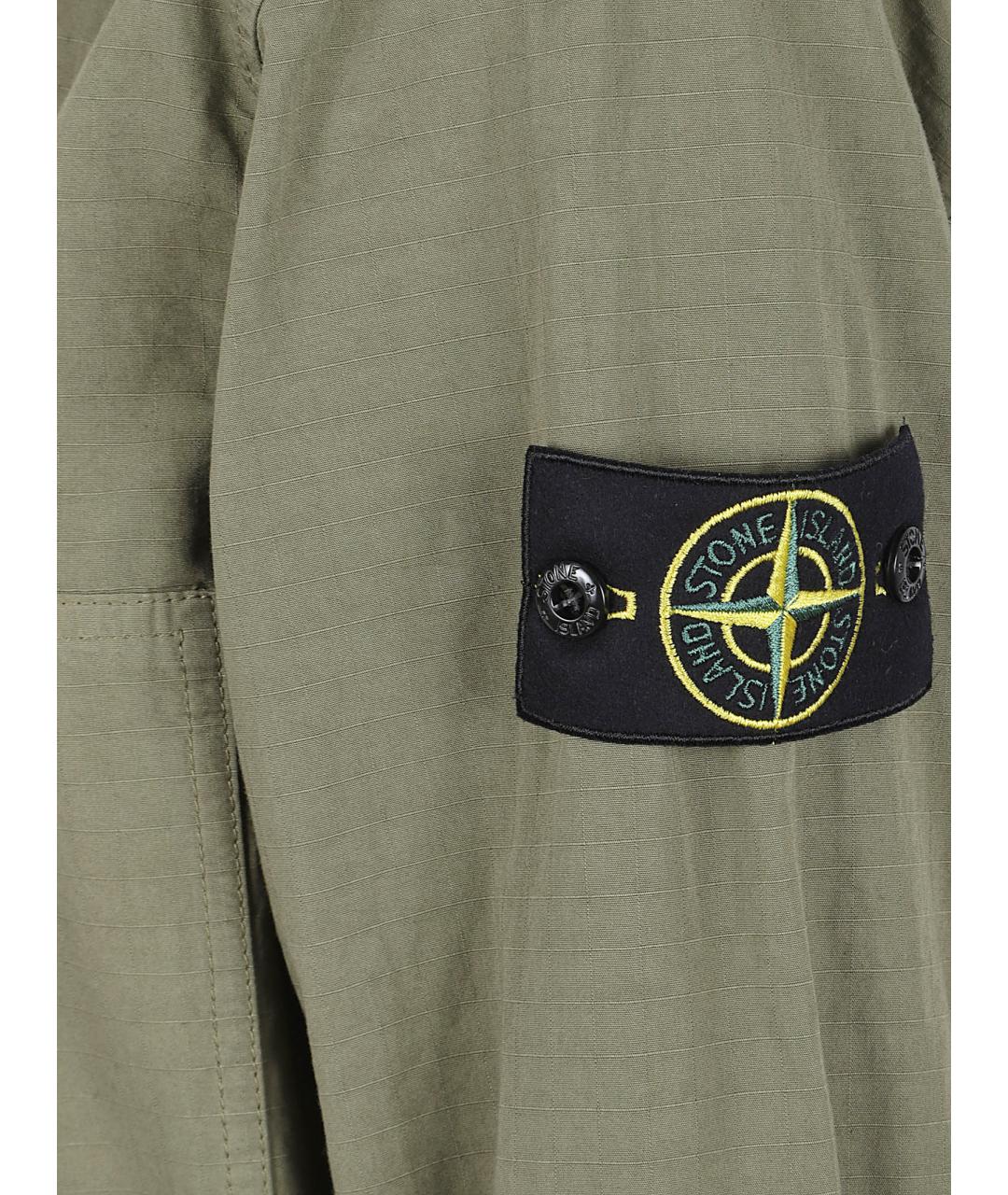 STONE ISLAND Хаки куртка, фото 2