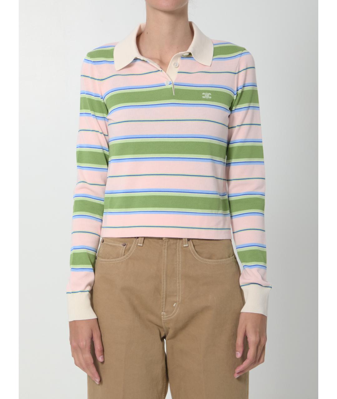 CELINE Мульти хлопковый джемпер / свитер, фото 5