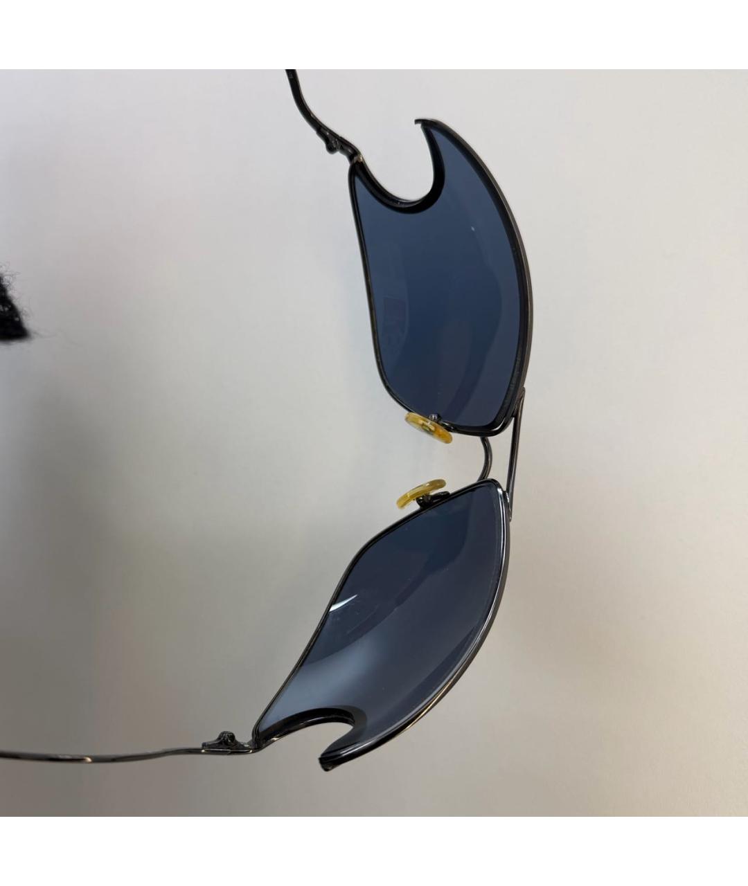 ROBERTO CAVALLI Темно-синие металлические солнцезащитные очки, фото 8