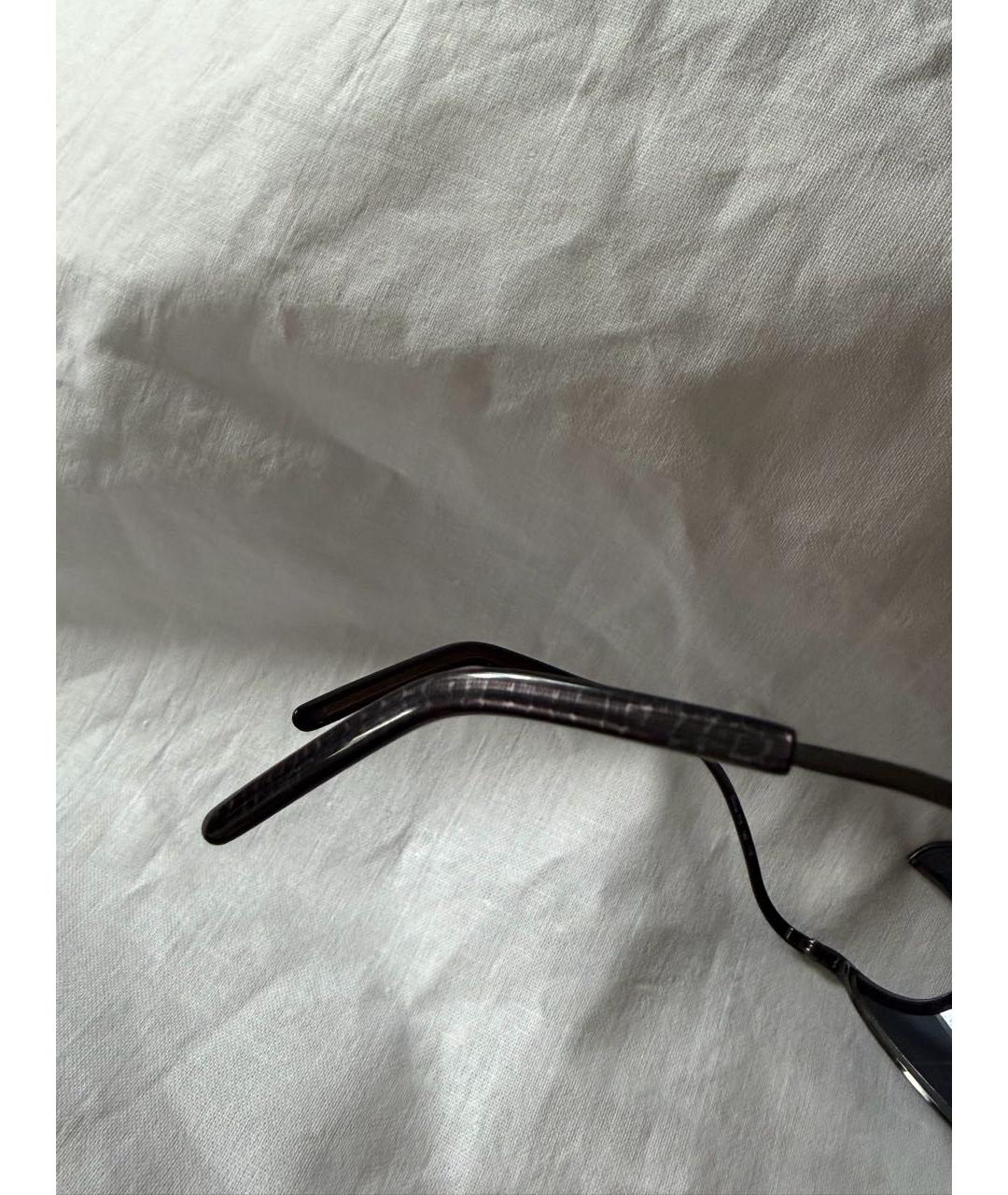 ROBERTO CAVALLI Темно-синие металлические солнцезащитные очки, фото 7