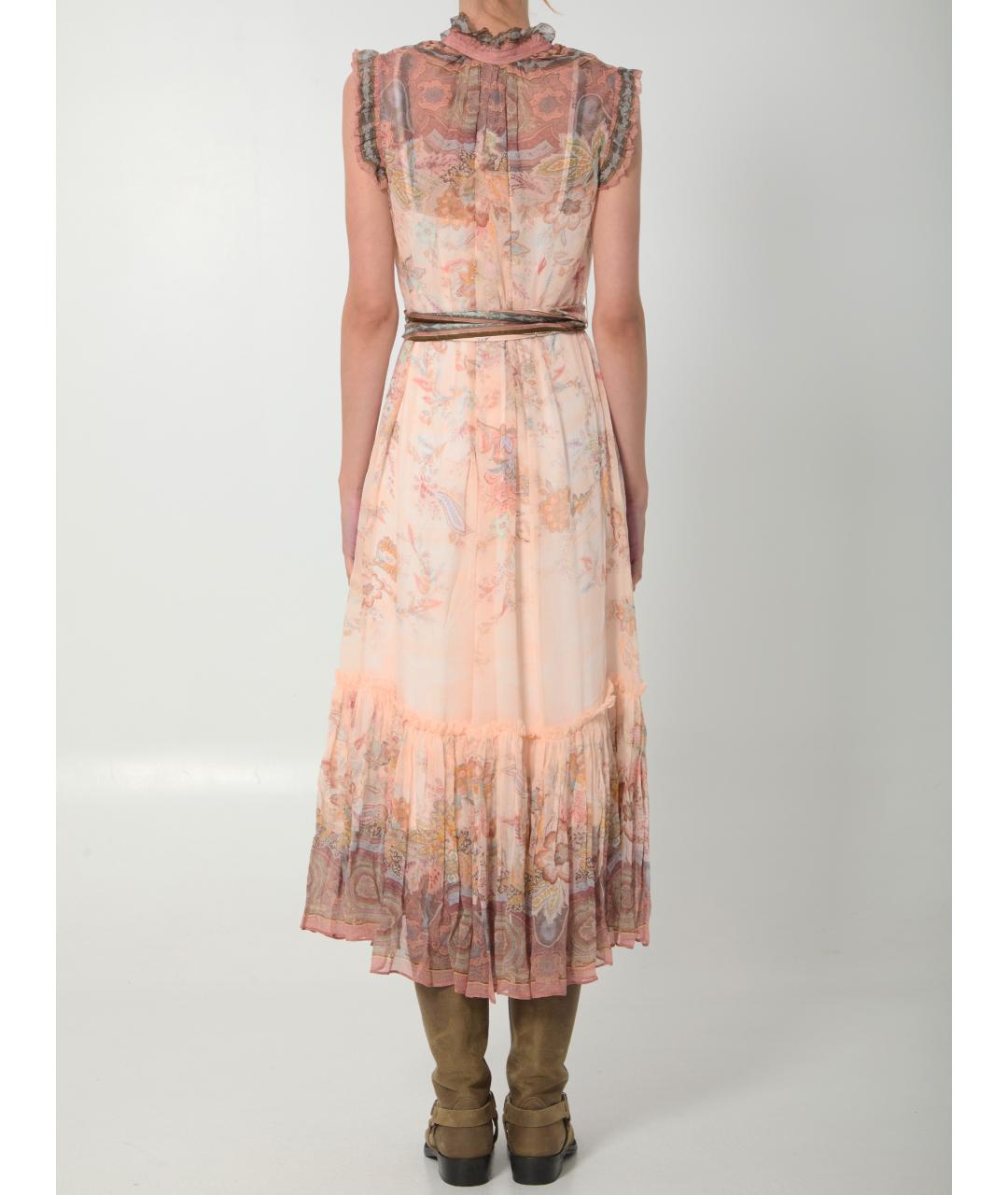 ZIMMERMANN Розовое повседневное платье, фото 4