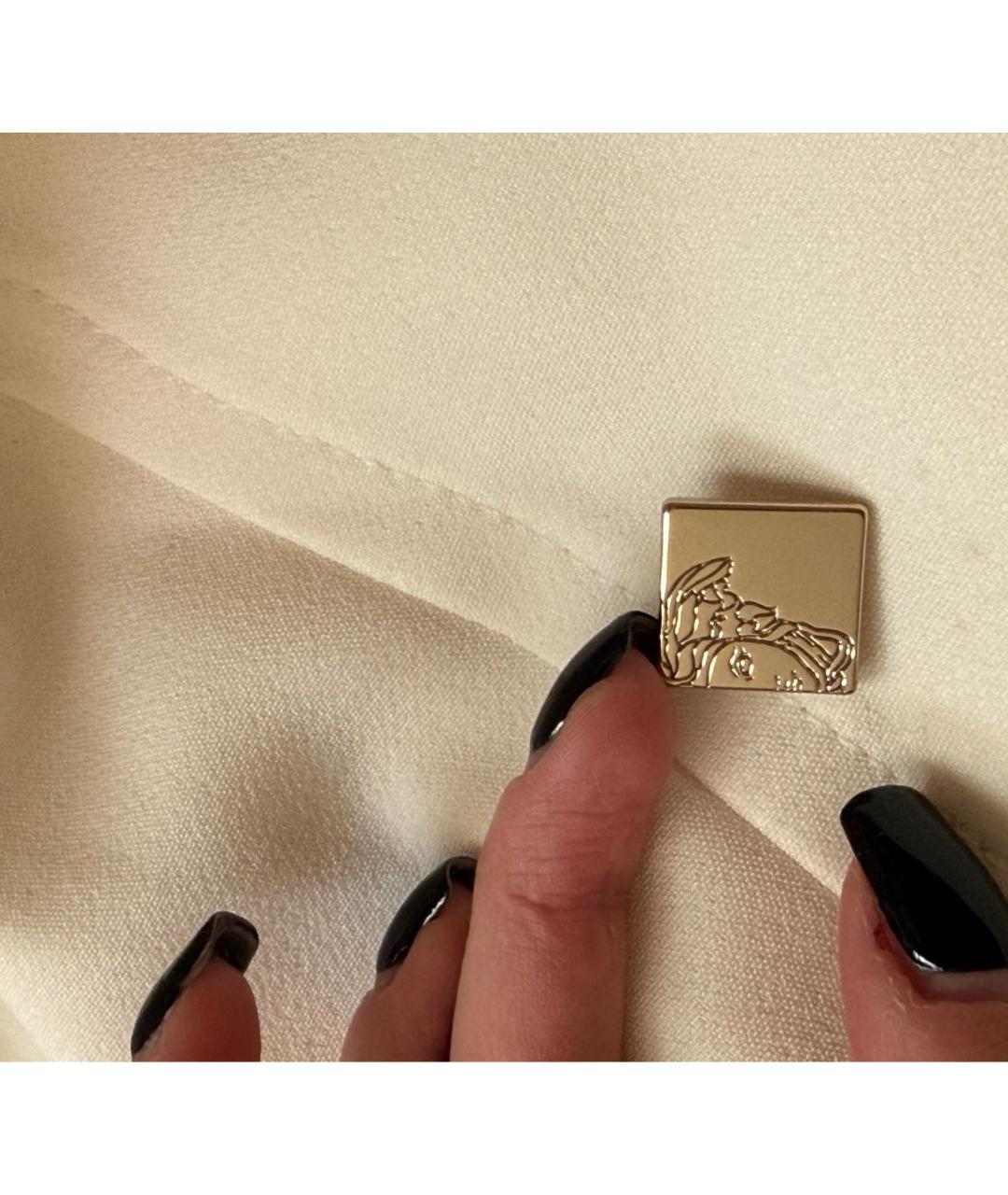 VERSACE COLLECTION Белый полиэстеровый жакет/пиджак, фото 4