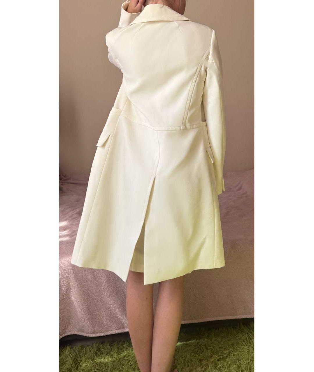 VERSACE COLLECTION Белый полиэстеровый жакет/пиджак, фото 2