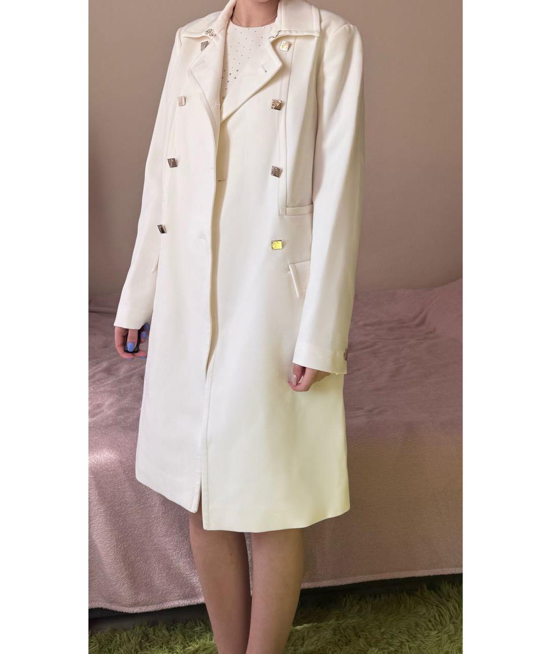 VERSACE COLLECTION Белый полиэстеровый жакет/пиджак, фото 5