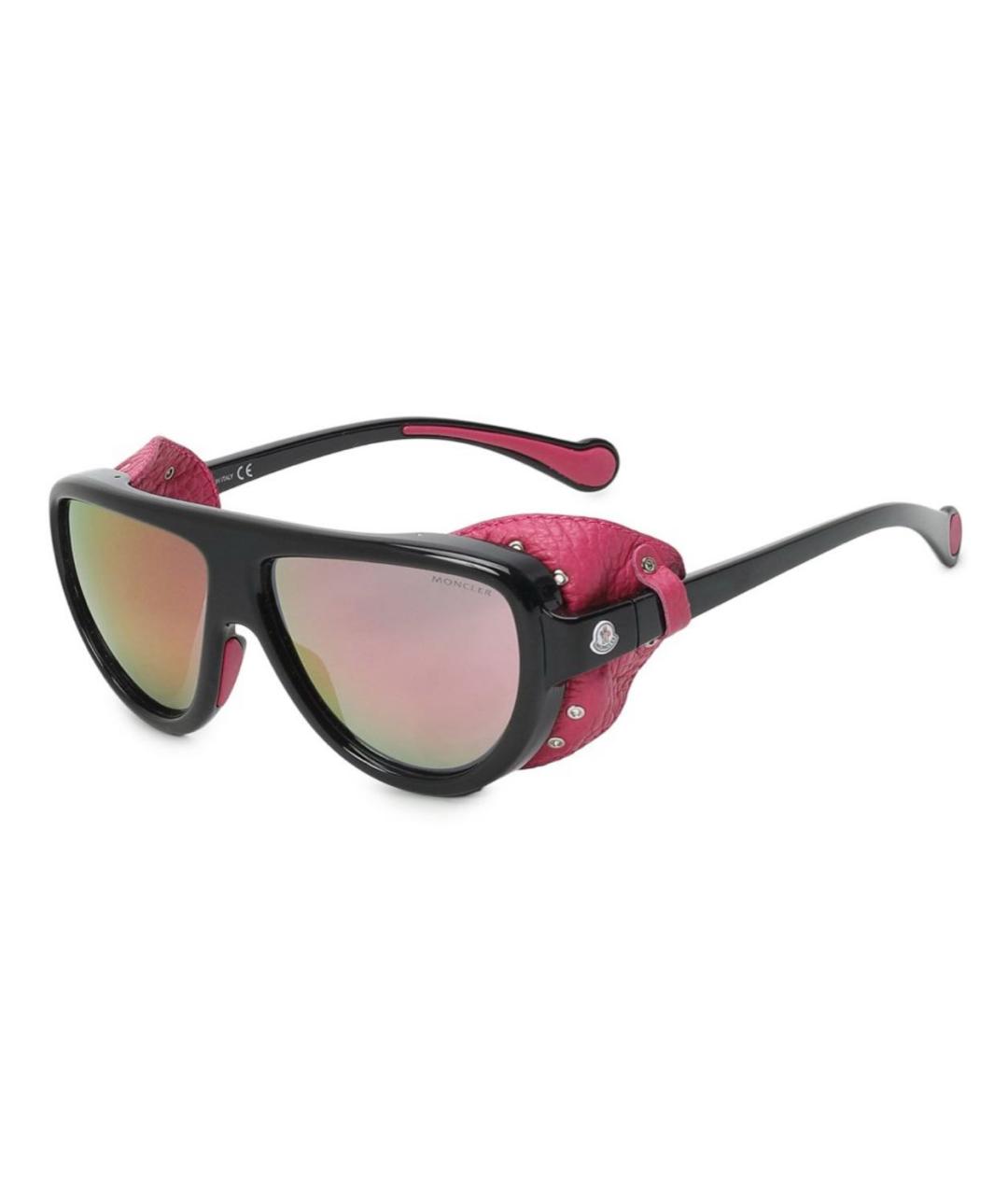 MONCLER Черные солнцезащитные очки, фото 1