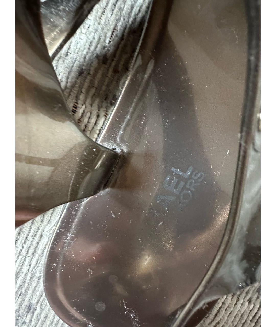 MICHAEL KORS Золотые босоножки, фото 5