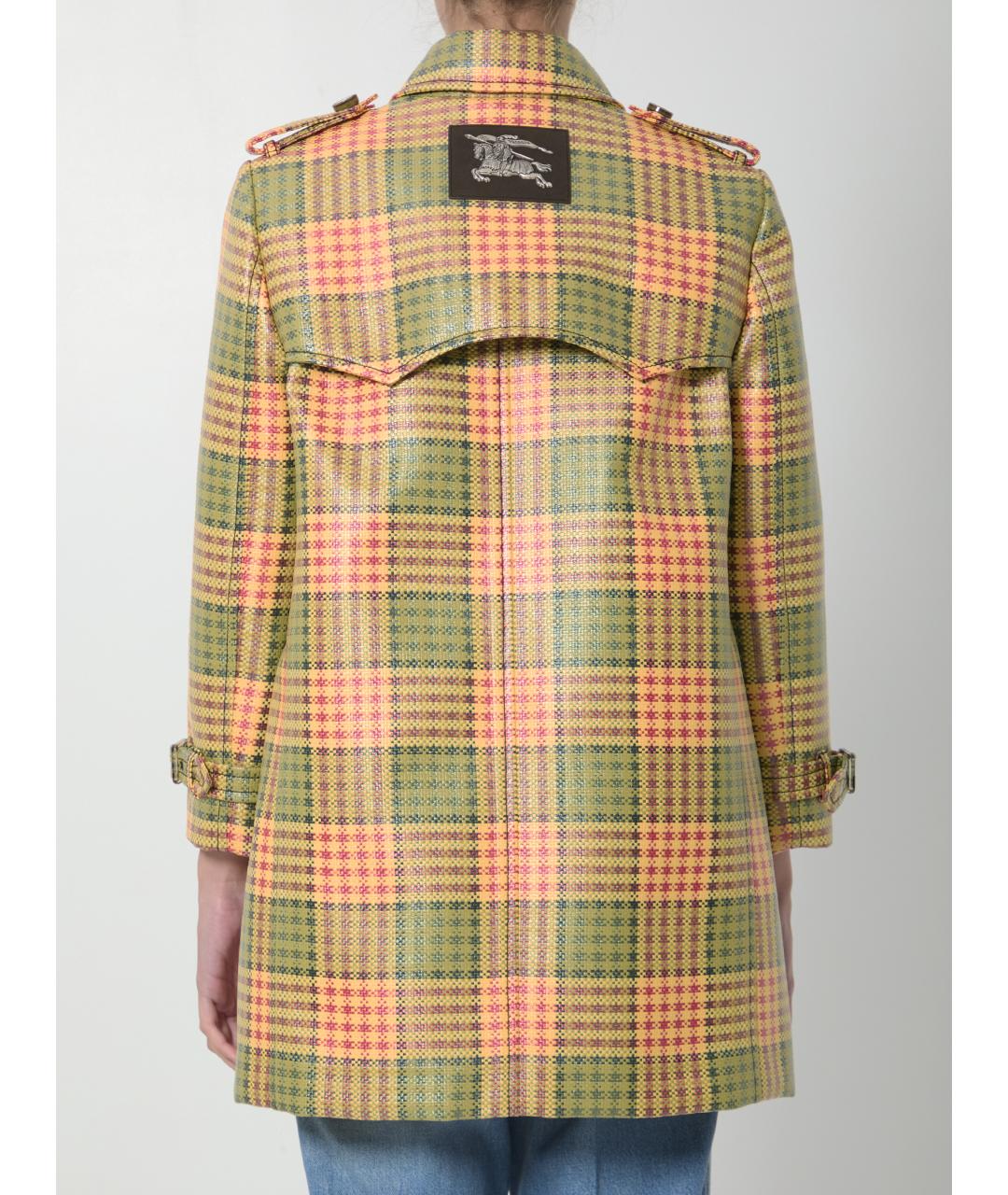 BURBERRY Мульти полиэстеровый тренч/плащ, фото 4