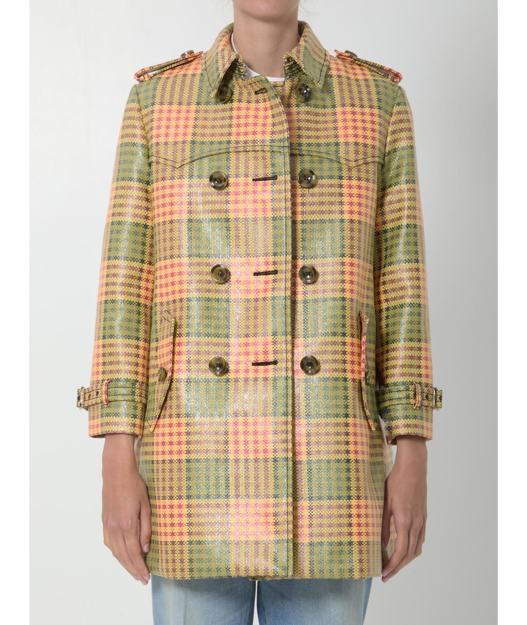 BURBERRY Мульти полиэстеровый тренч/плащ, фото 5