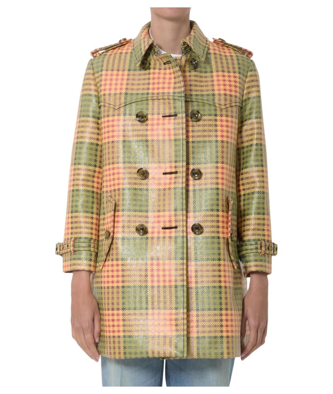 BURBERRY Мульти полиэстеровый тренч/плащ, фото 1