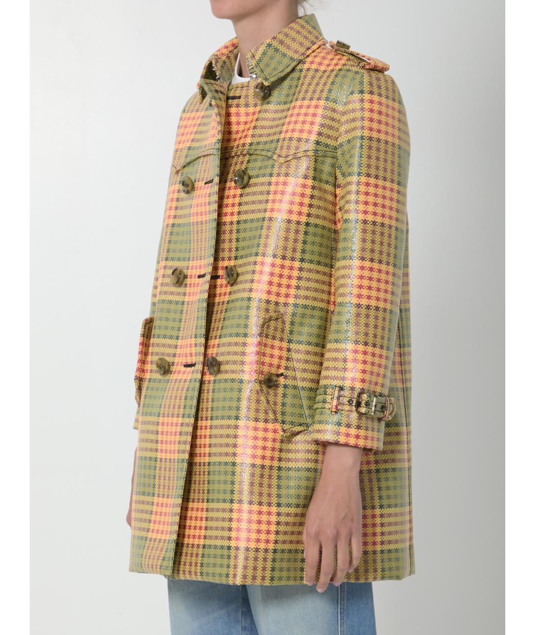 BURBERRY Мульти полиэстеровый тренч/плащ, фото 2