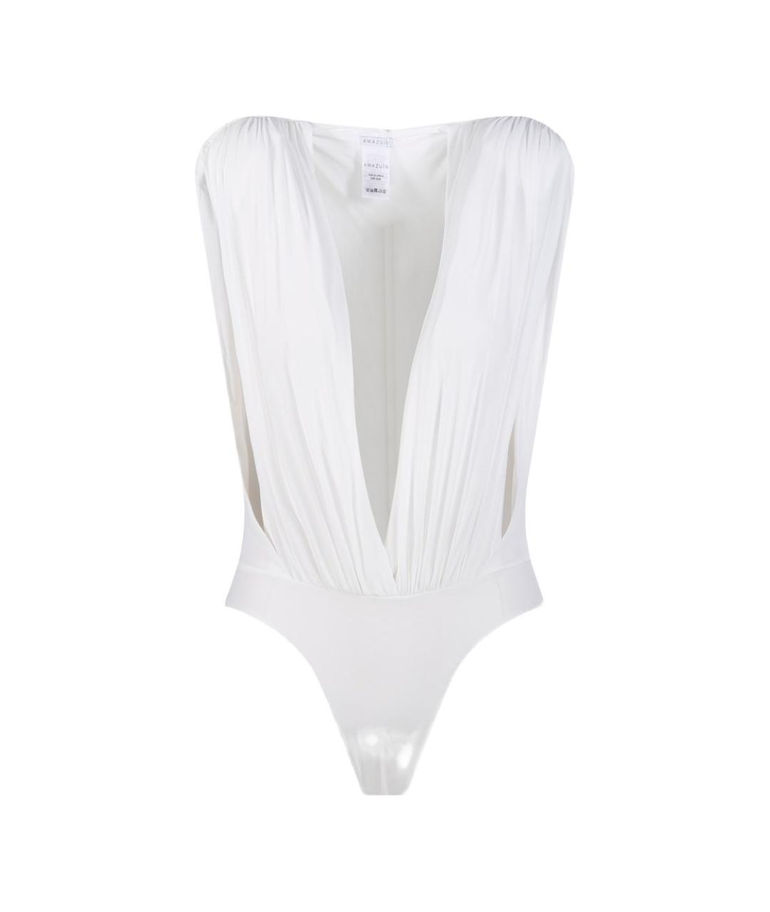 AMAZUIN Белое полиамидовое боди, фото 1