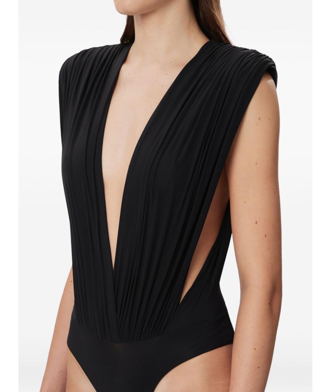 AMAZUIN Черное полиамидовое боди, фото 3