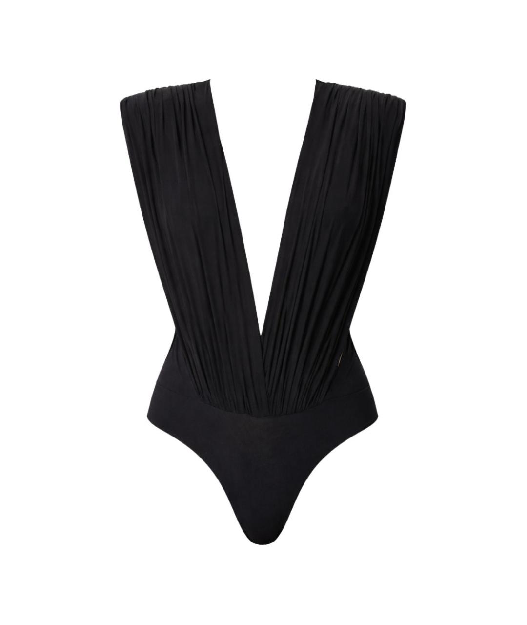 AMAZUIN Черное полиамидовое боди, фото 1