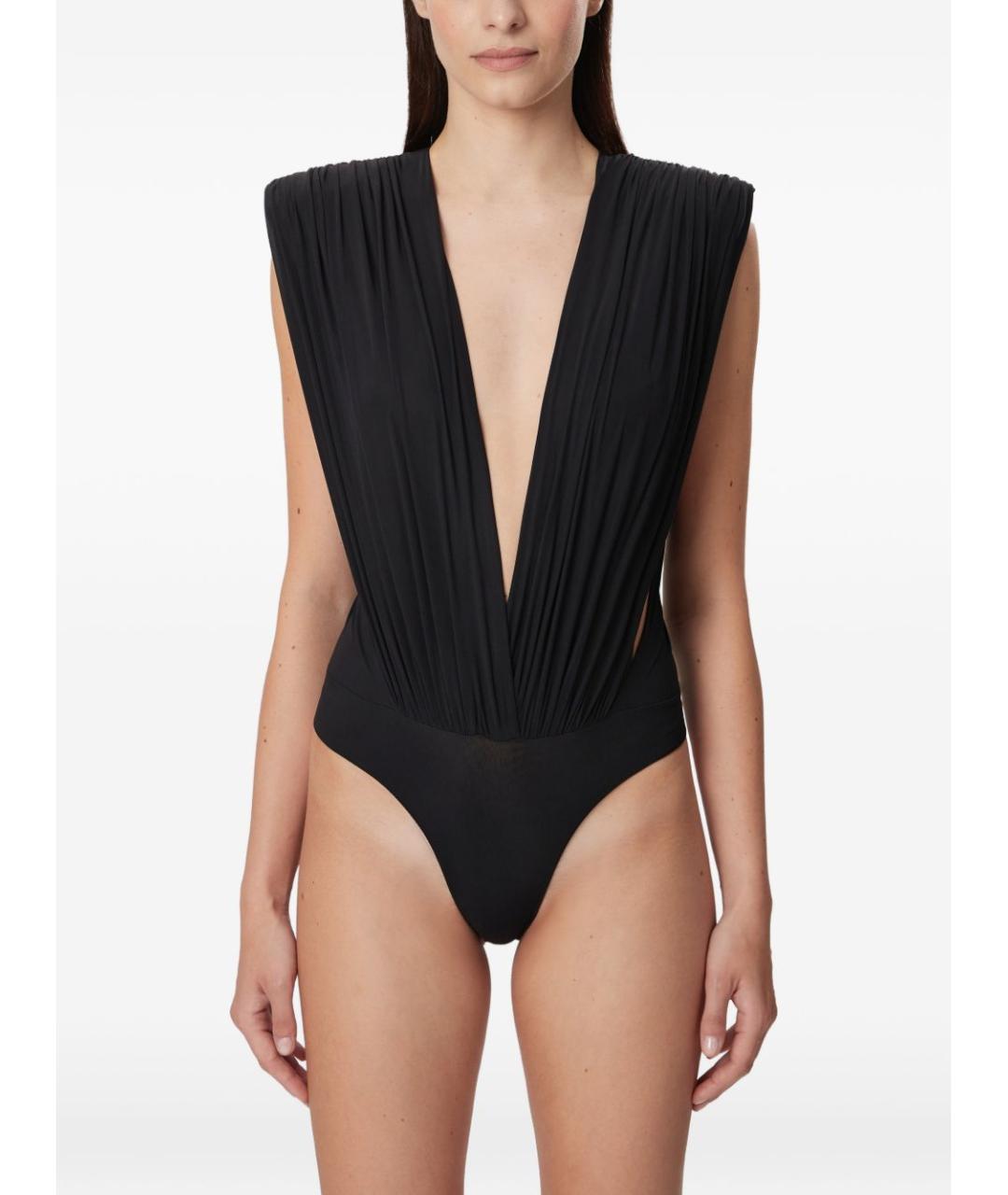 AMAZUIN Черное полиамидовое боди, фото 2