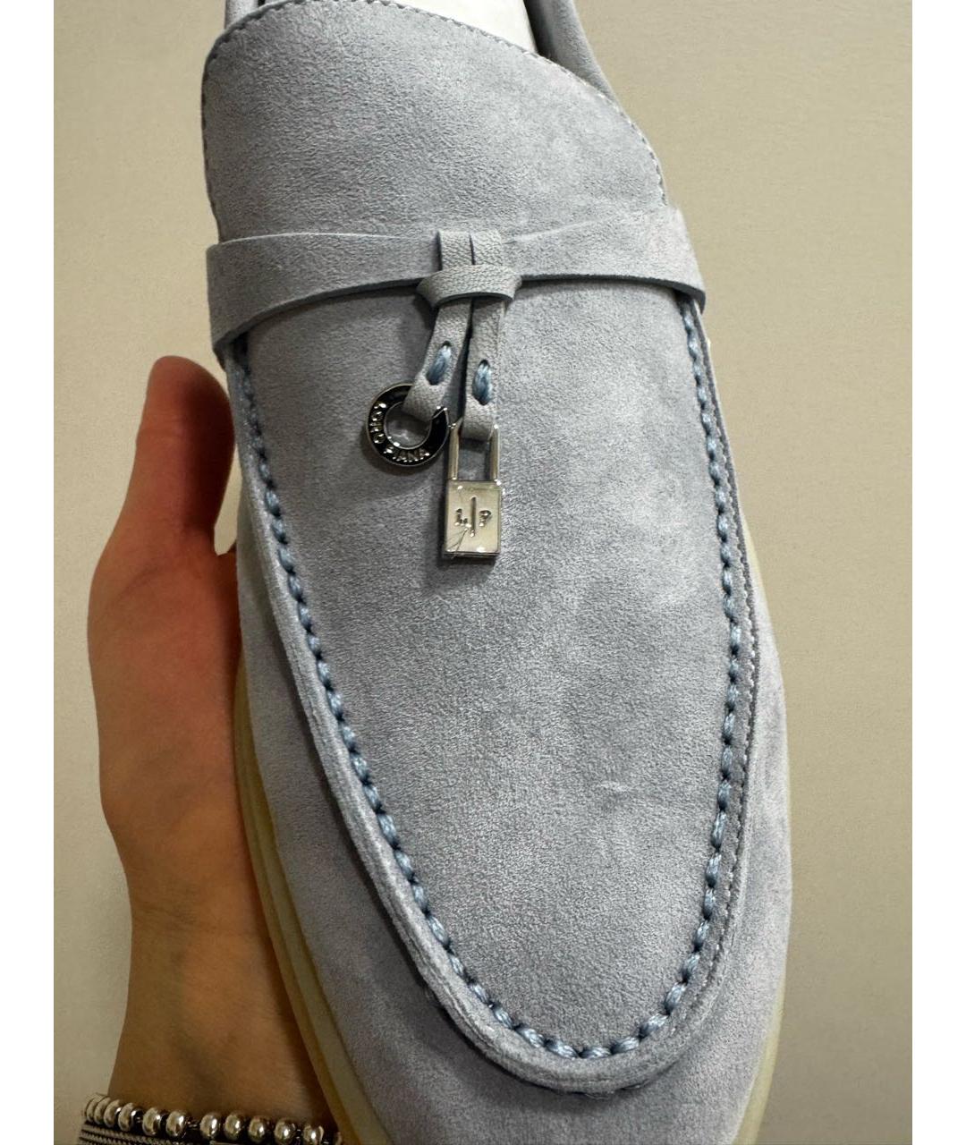 LORO PIANA Замшевые лоферы, фото 2