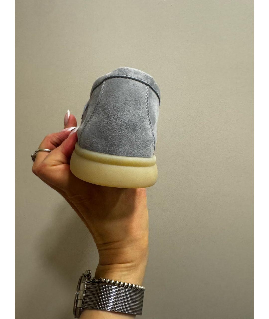 LORO PIANA Замшевые лоферы, фото 4