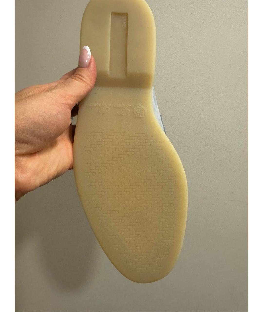 LORO PIANA Замшевые лоферы, фото 6