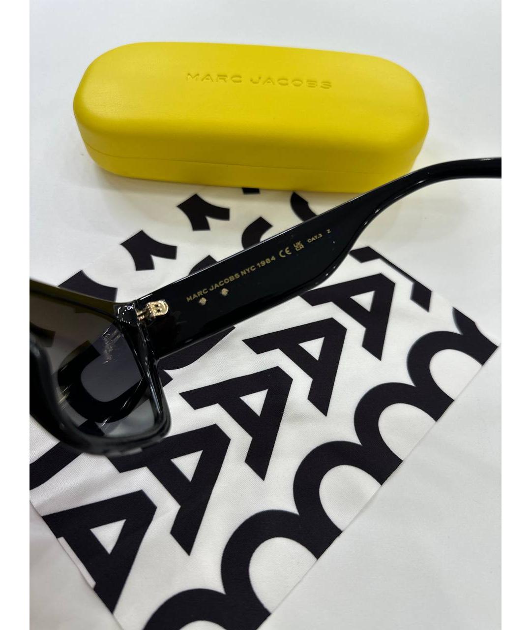 MARC JACOBS Черные пластиковые солнцезащитные очки, фото 6