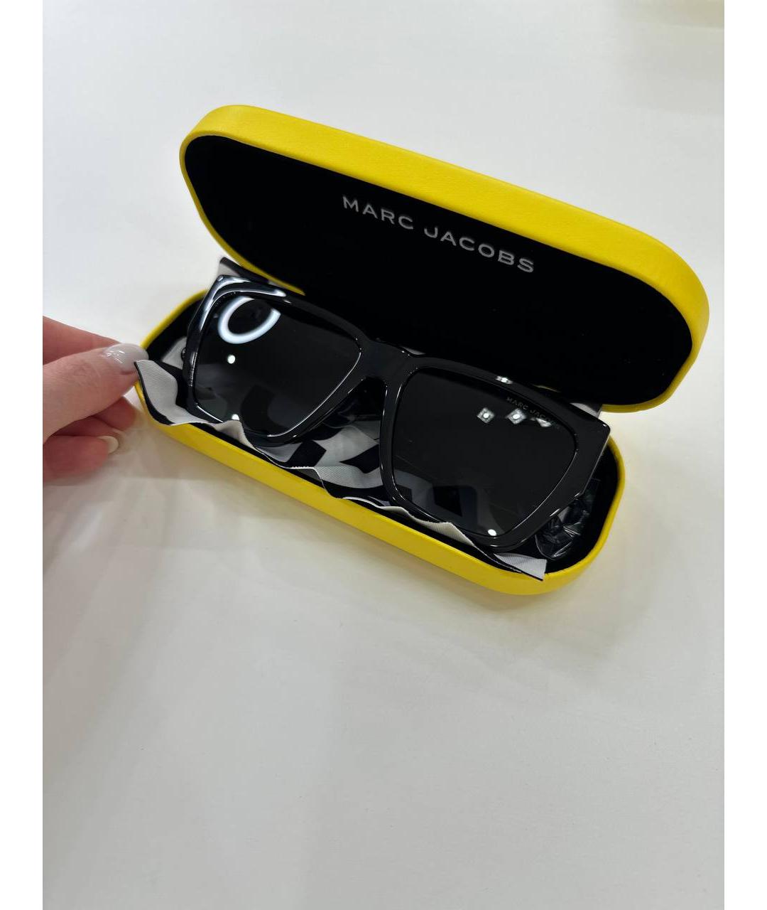 MARC JACOBS Черные пластиковые солнцезащитные очки, фото 5