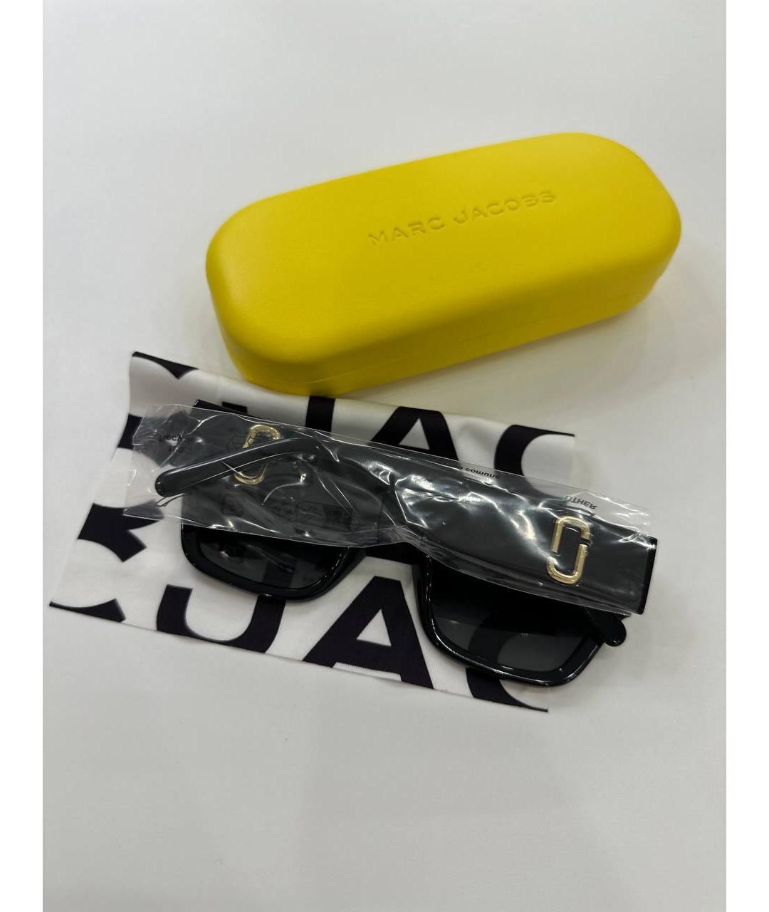 MARC JACOBS Черные пластиковые солнцезащитные очки, фото 4