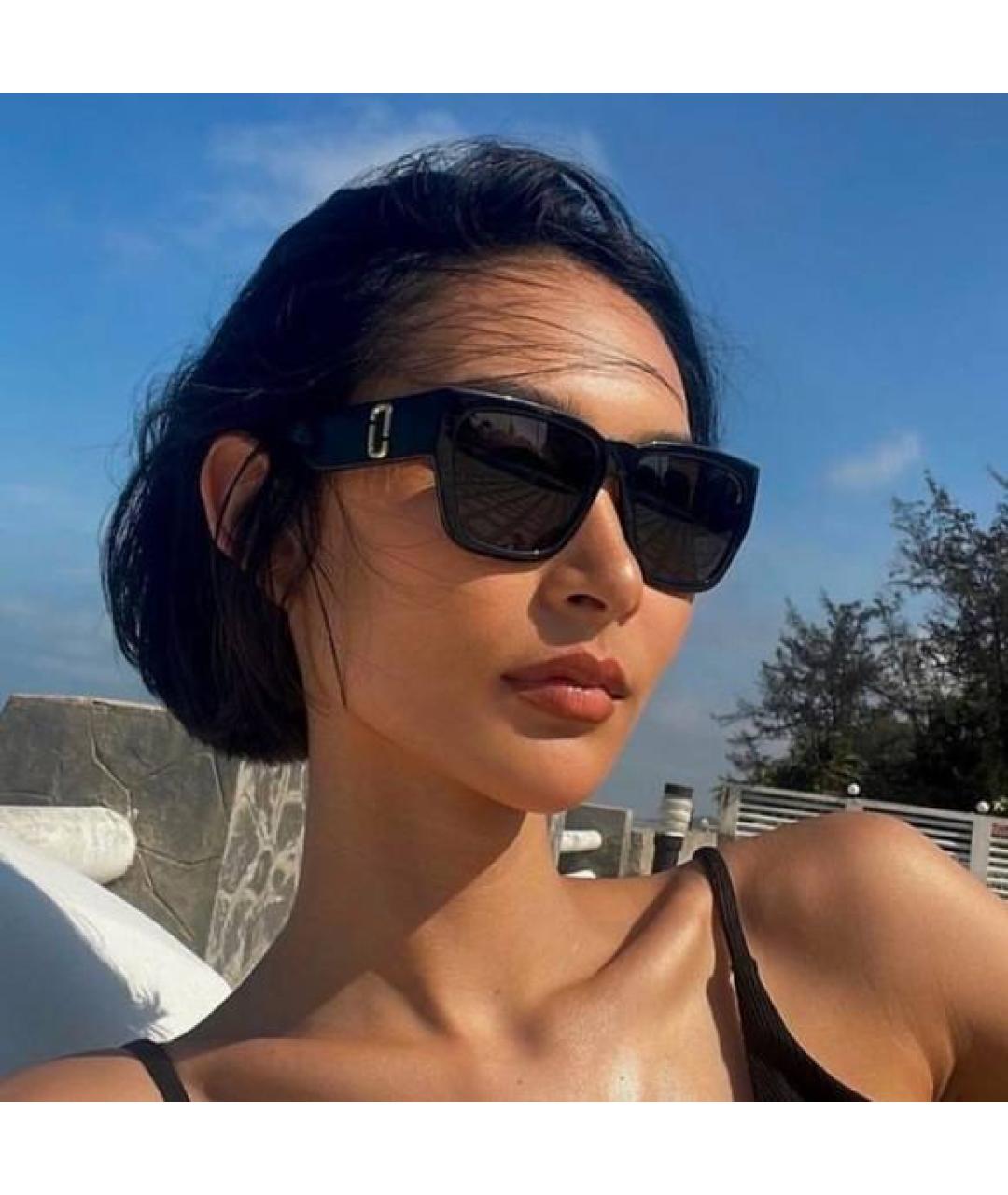 MARC JACOBS Черные пластиковые солнцезащитные очки, фото 9