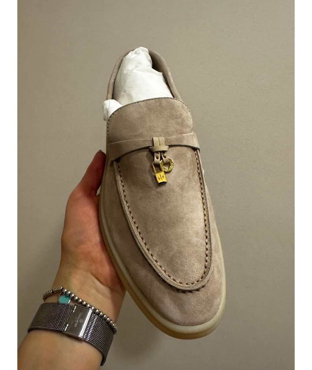 LORO PIANA Замшевые лоферы, фото 2