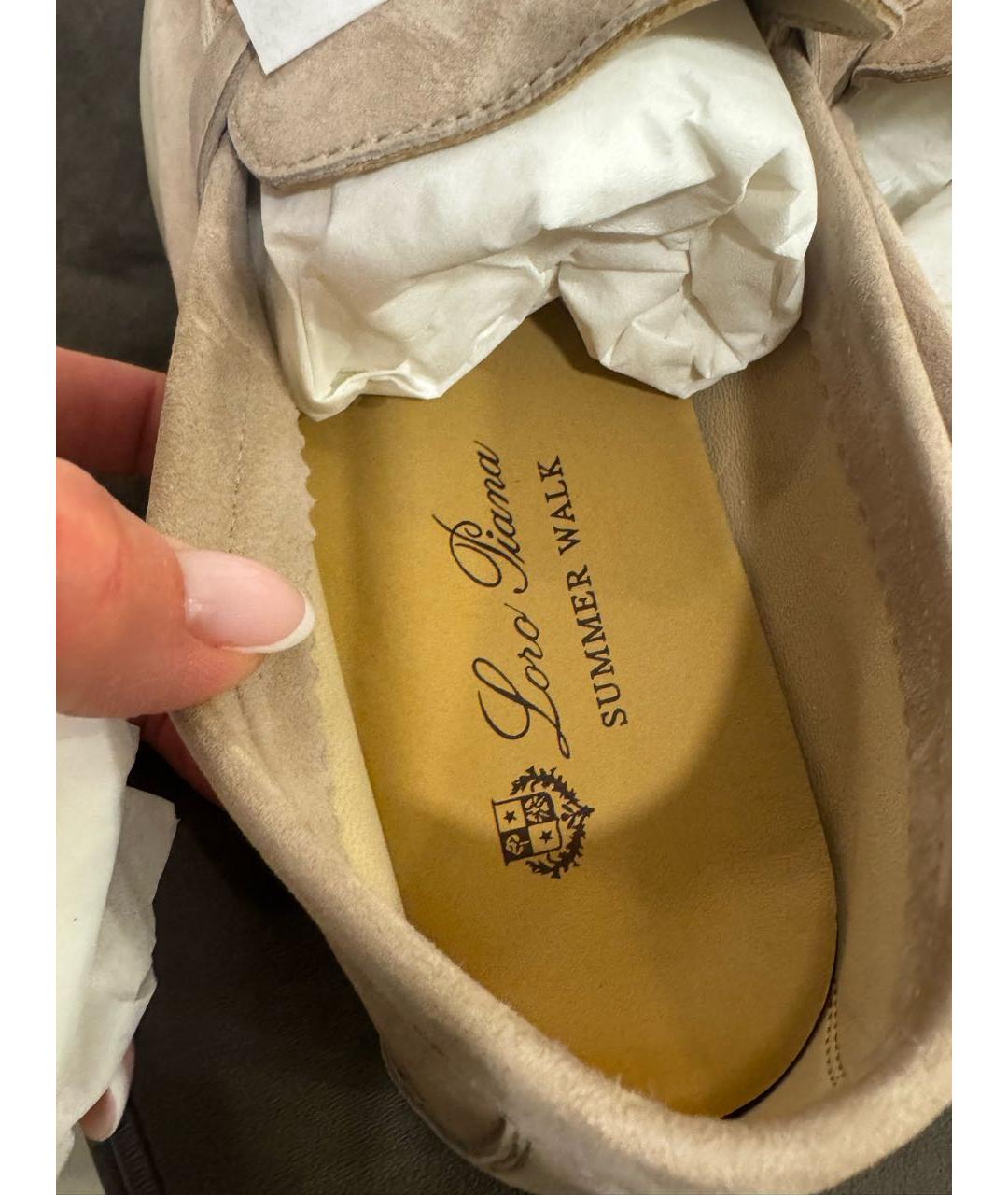 LORO PIANA Замшевые лоферы, фото 4