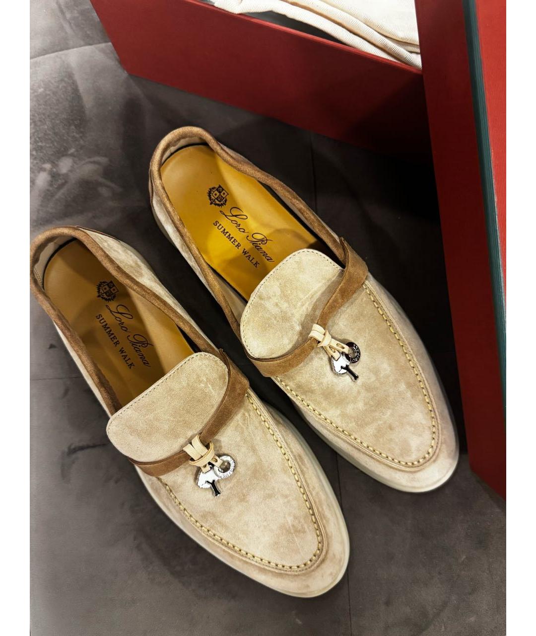 LORO PIANA Замшевые лоферы, фото 2