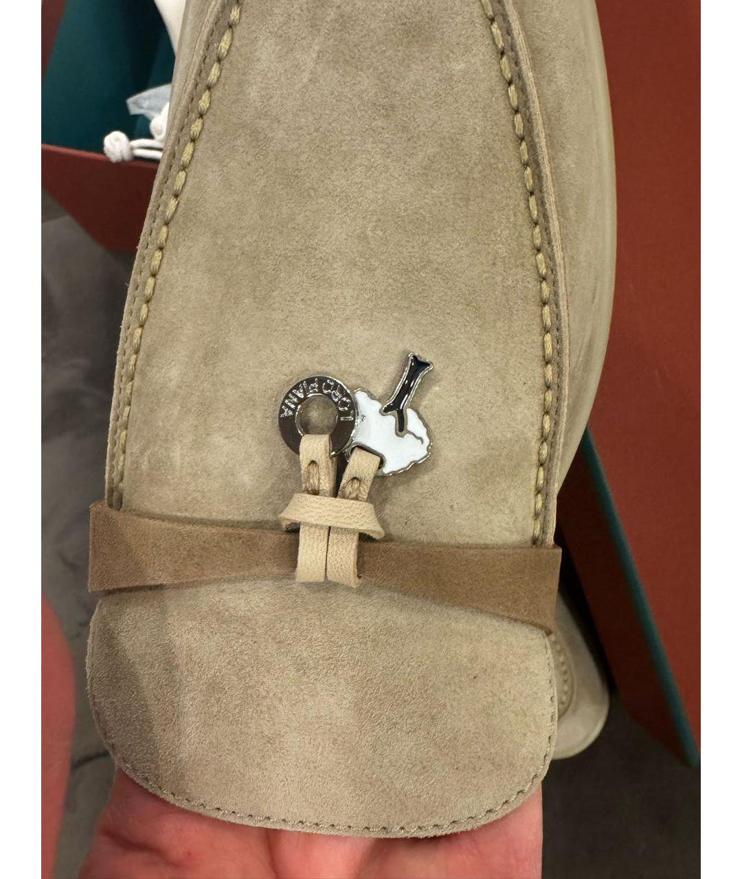 LORO PIANA Замшевые лоферы, фото 3