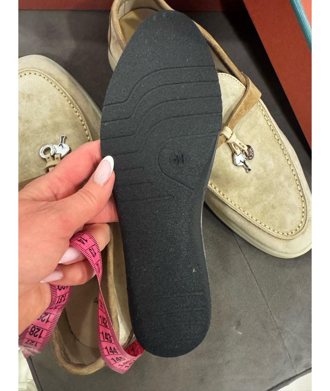 LORO PIANA Замшевые лоферы, фото 7