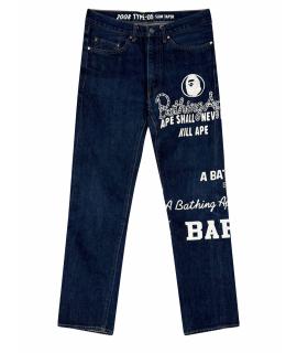 BAPE Прямые джинсы