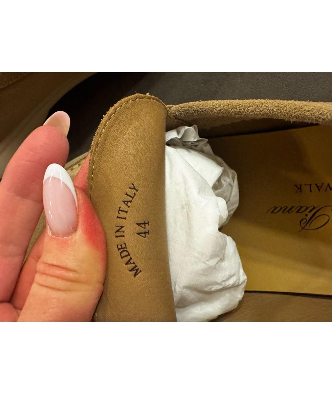 LORO PIANA Замшевые лоферы, фото 3