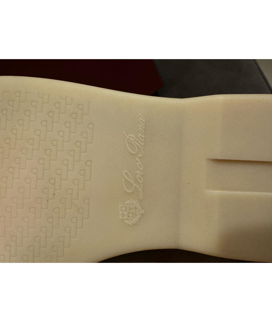 LORO PIANA Замшевые лоферы, фото 5