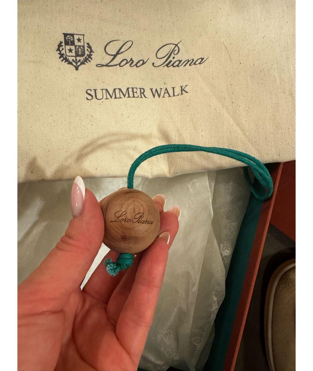 LORO PIANA Замшевые лоферы, фото 8