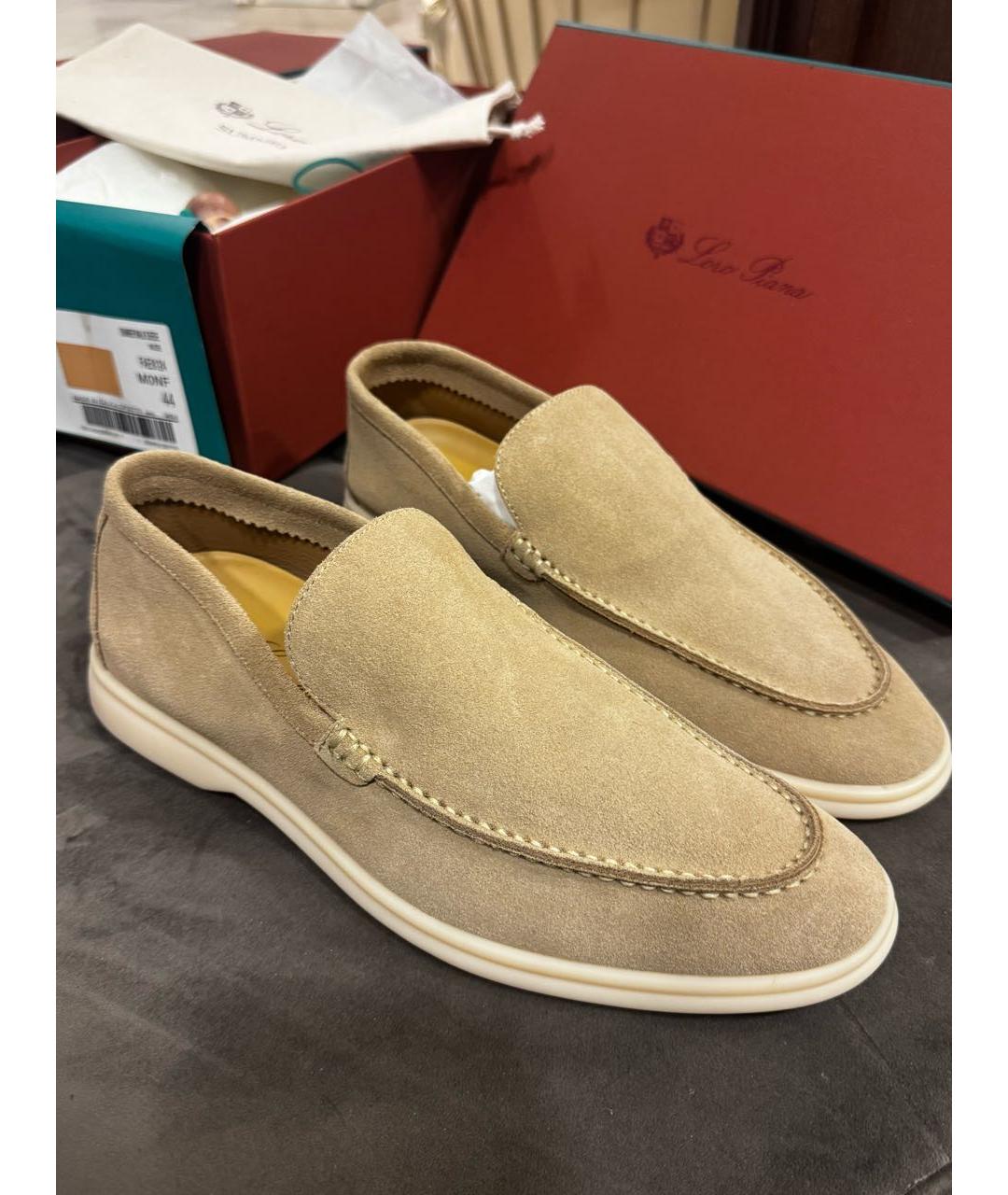 LORO PIANA Замшевые лоферы, фото 9