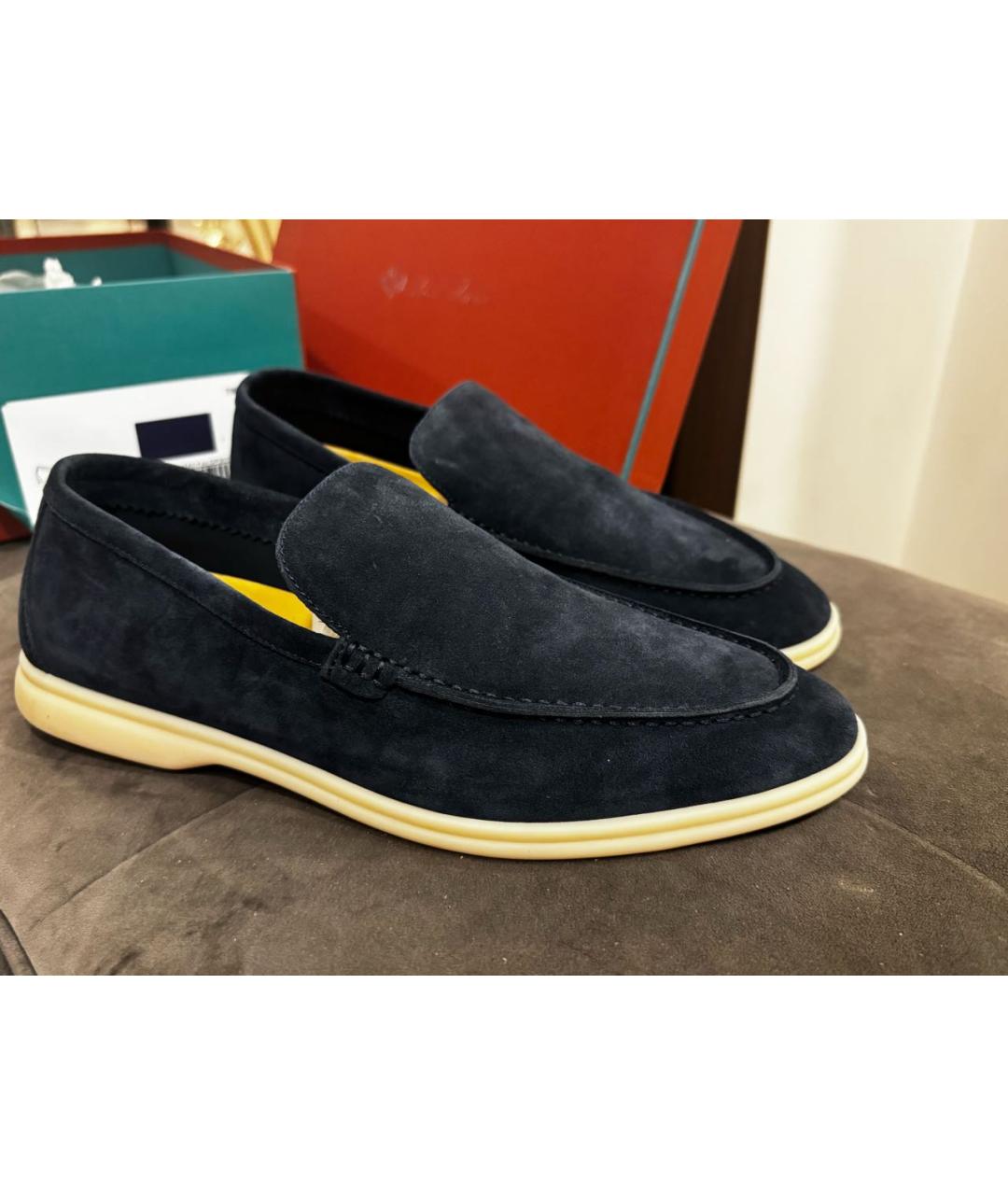 LORO PIANA Замшевые лоферы, фото 2