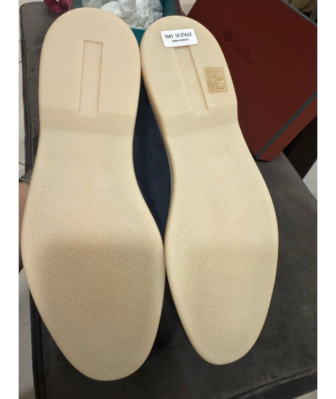 LORO PIANA Замшевые лоферы, фото 5