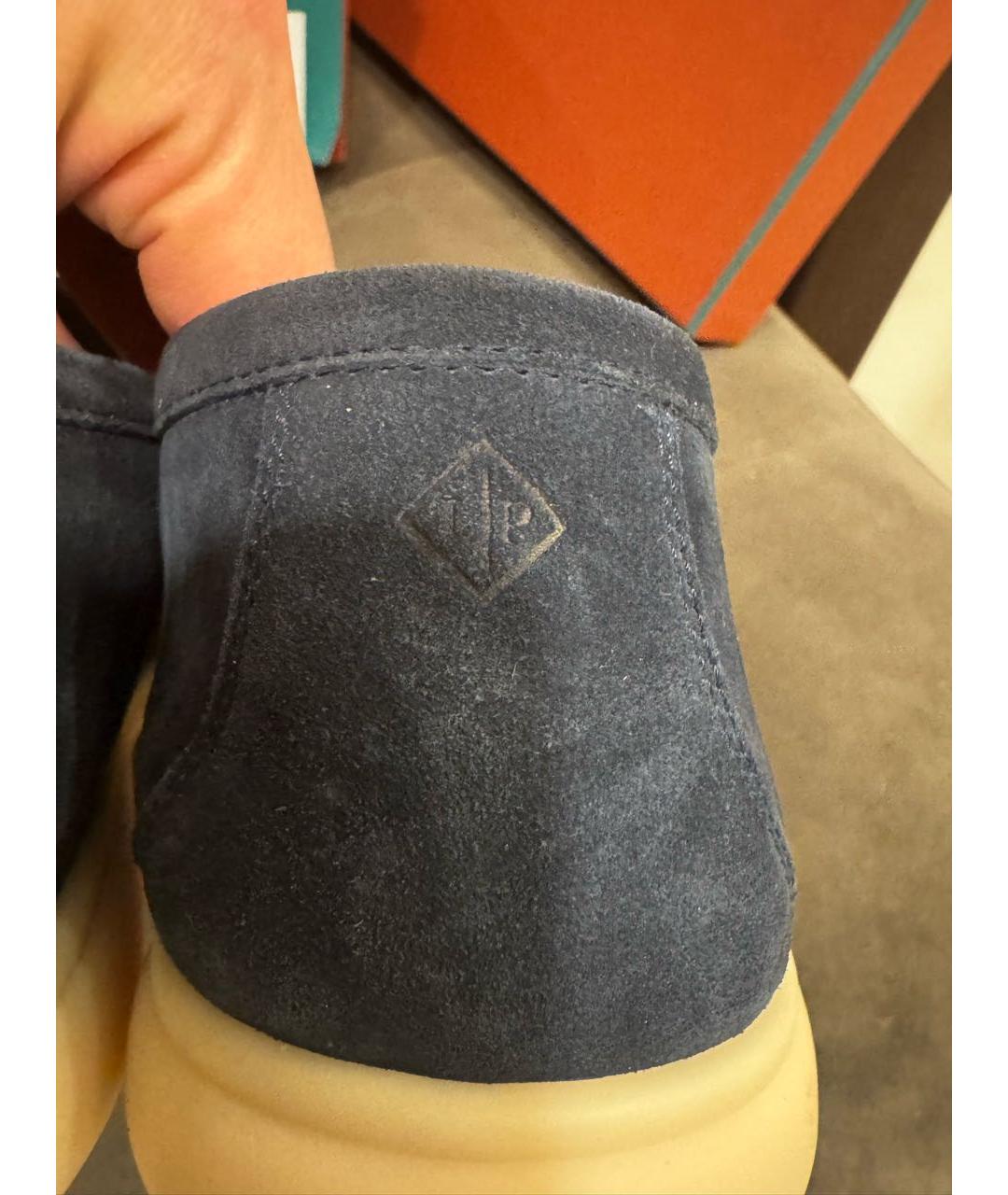 LORO PIANA Замшевые лоферы, фото 4