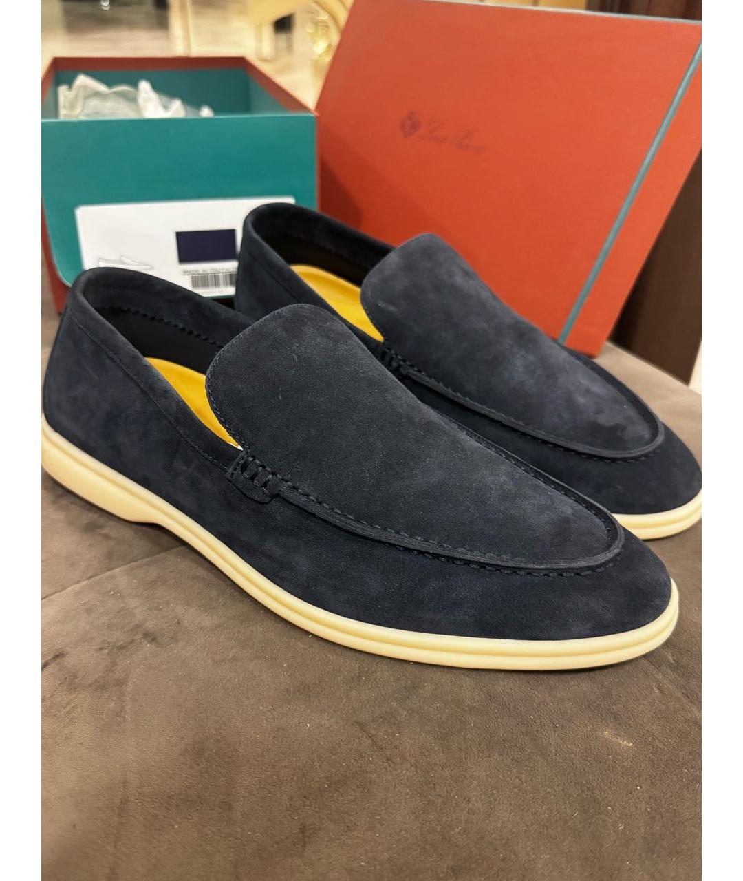 LORO PIANA Замшевые лоферы, фото 8