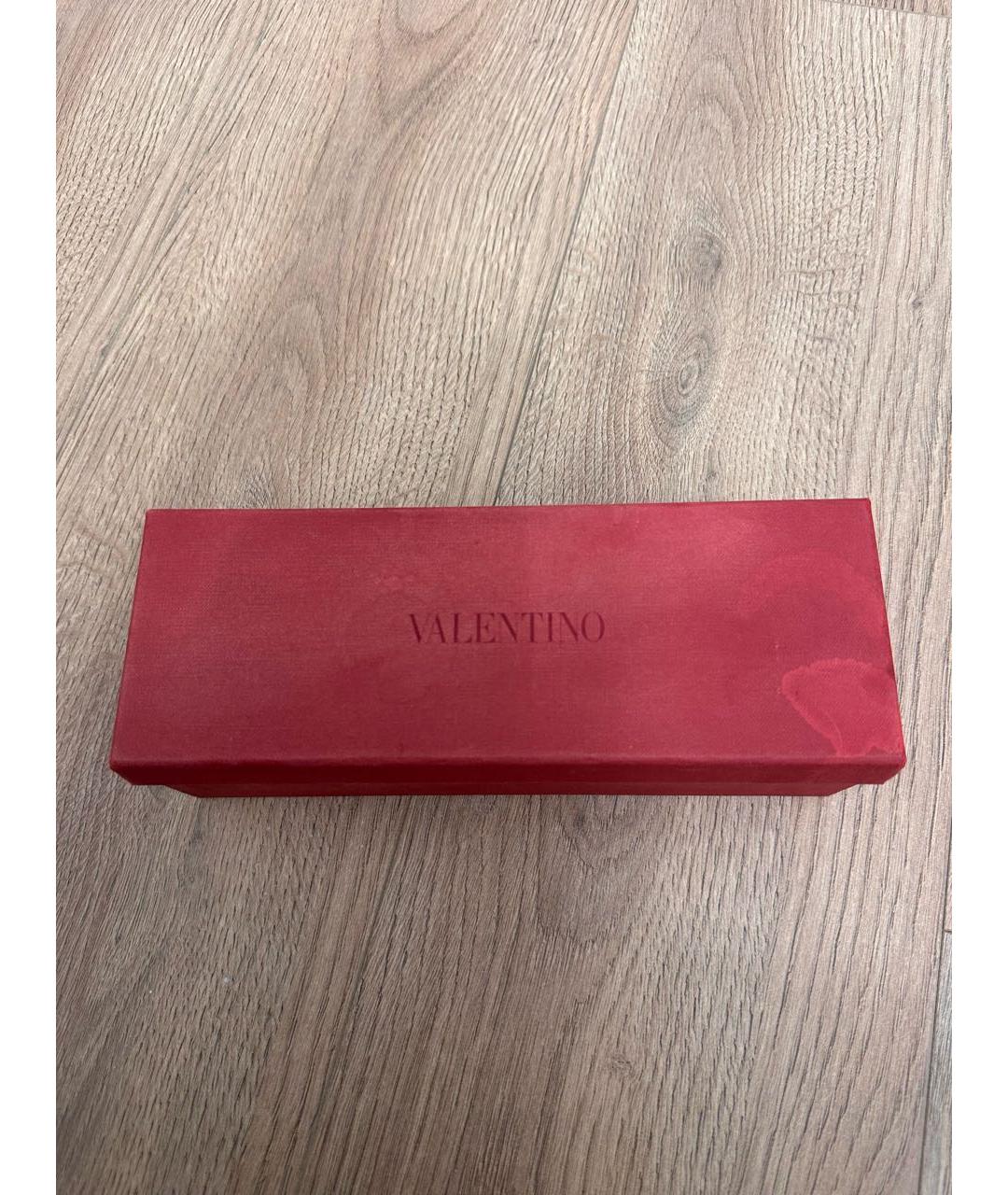 VALENTINO Серебряные металлические солнцезащитные очки, фото 4