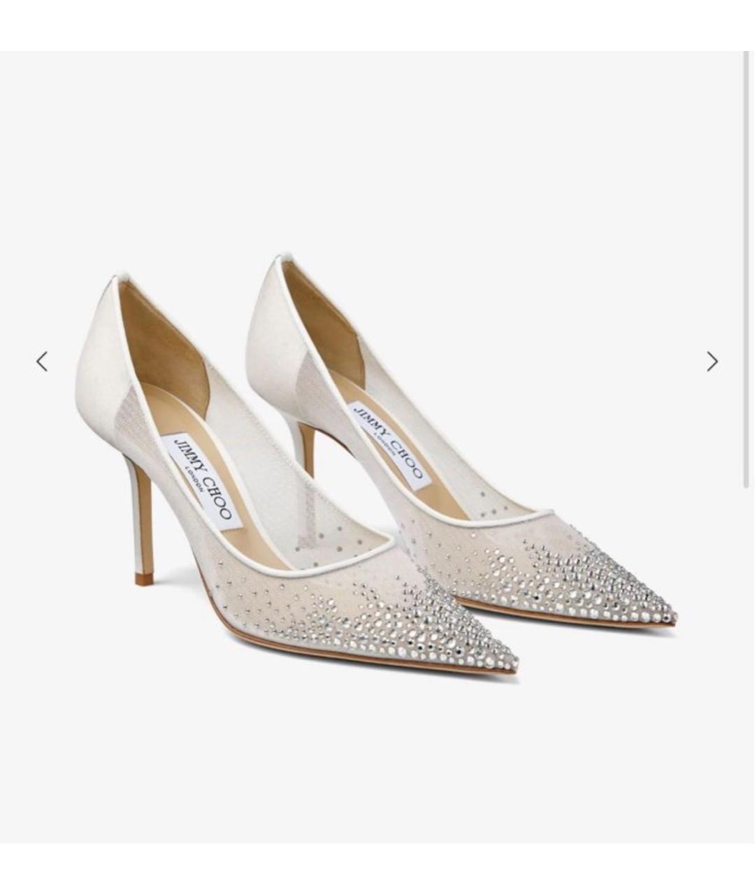 JIMMY CHOO Белые туфли, фото 2
