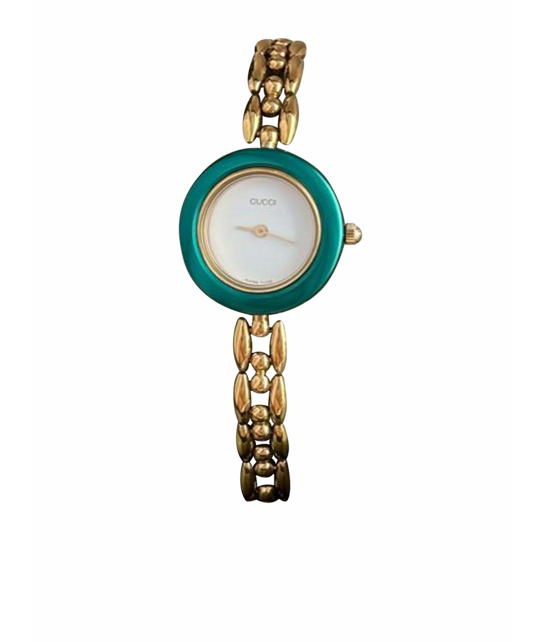 GUCCI Золотые позолоченные часы, фото 1