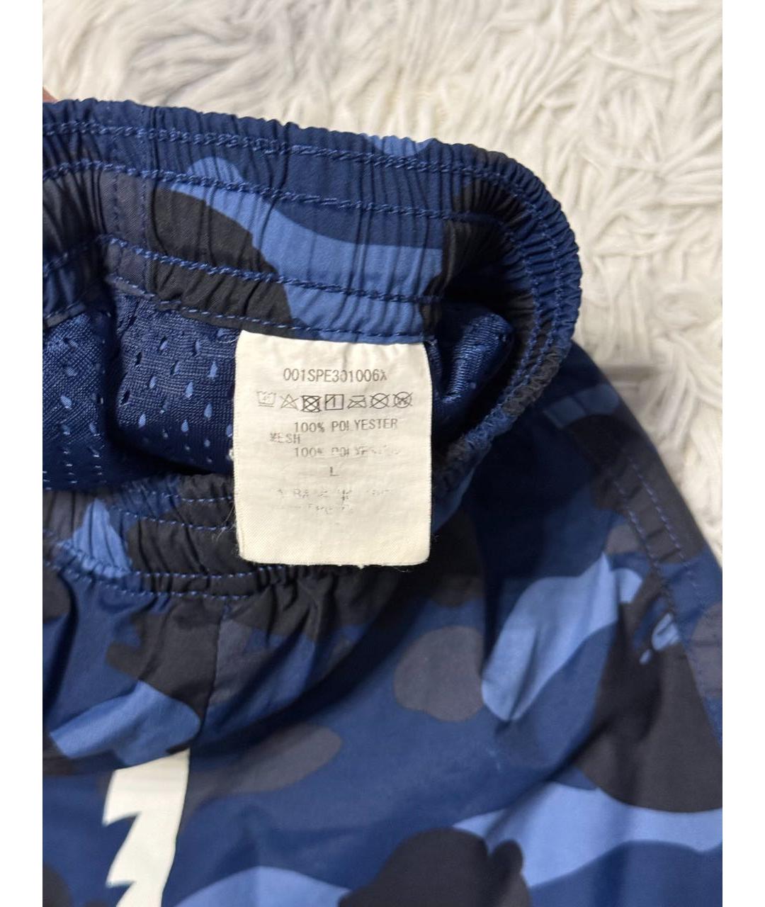BAPE Синие шорты, фото 5