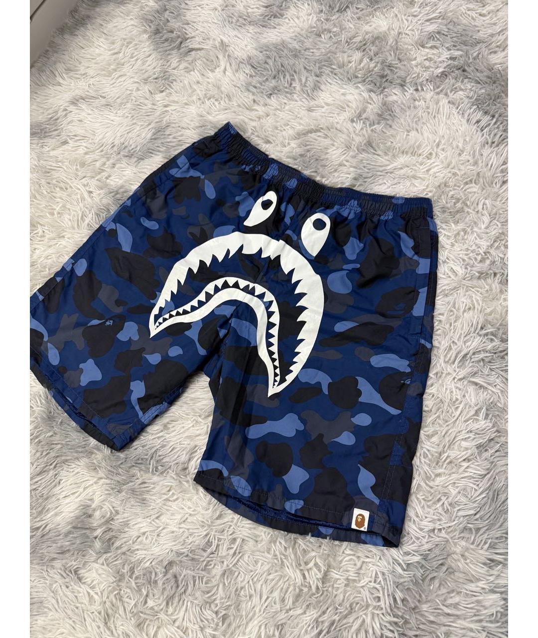 BAPE Синие шорты, фото 3