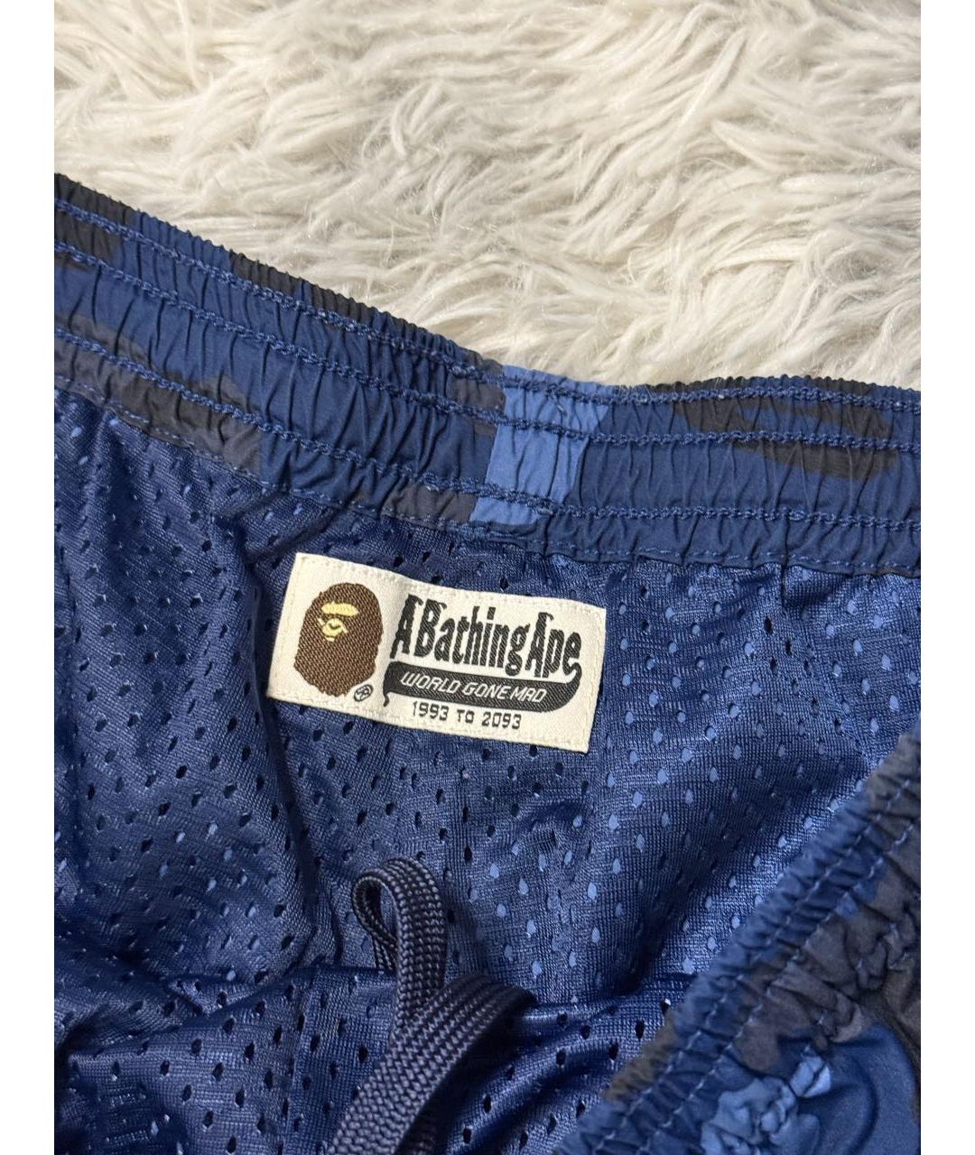 BAPE Синие шорты, фото 4