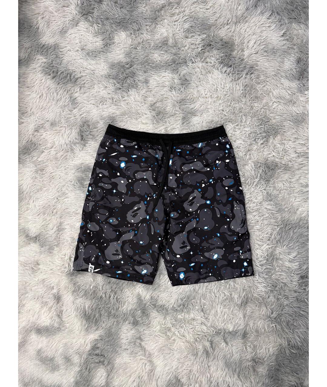 BAPE Черные шорты, фото 2