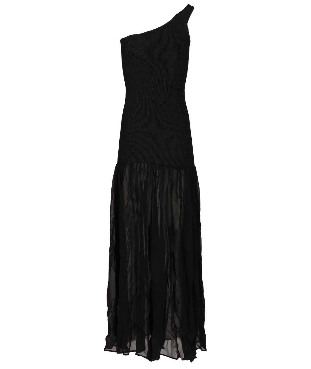HUNZA G Черное вискозное платье, фото 2