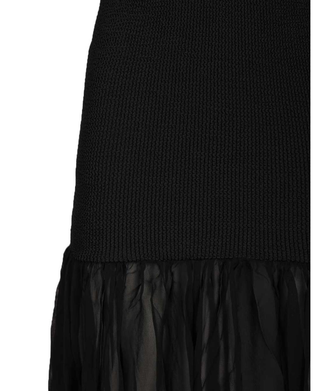 HUNZA G Черное вискозное платье, фото 4