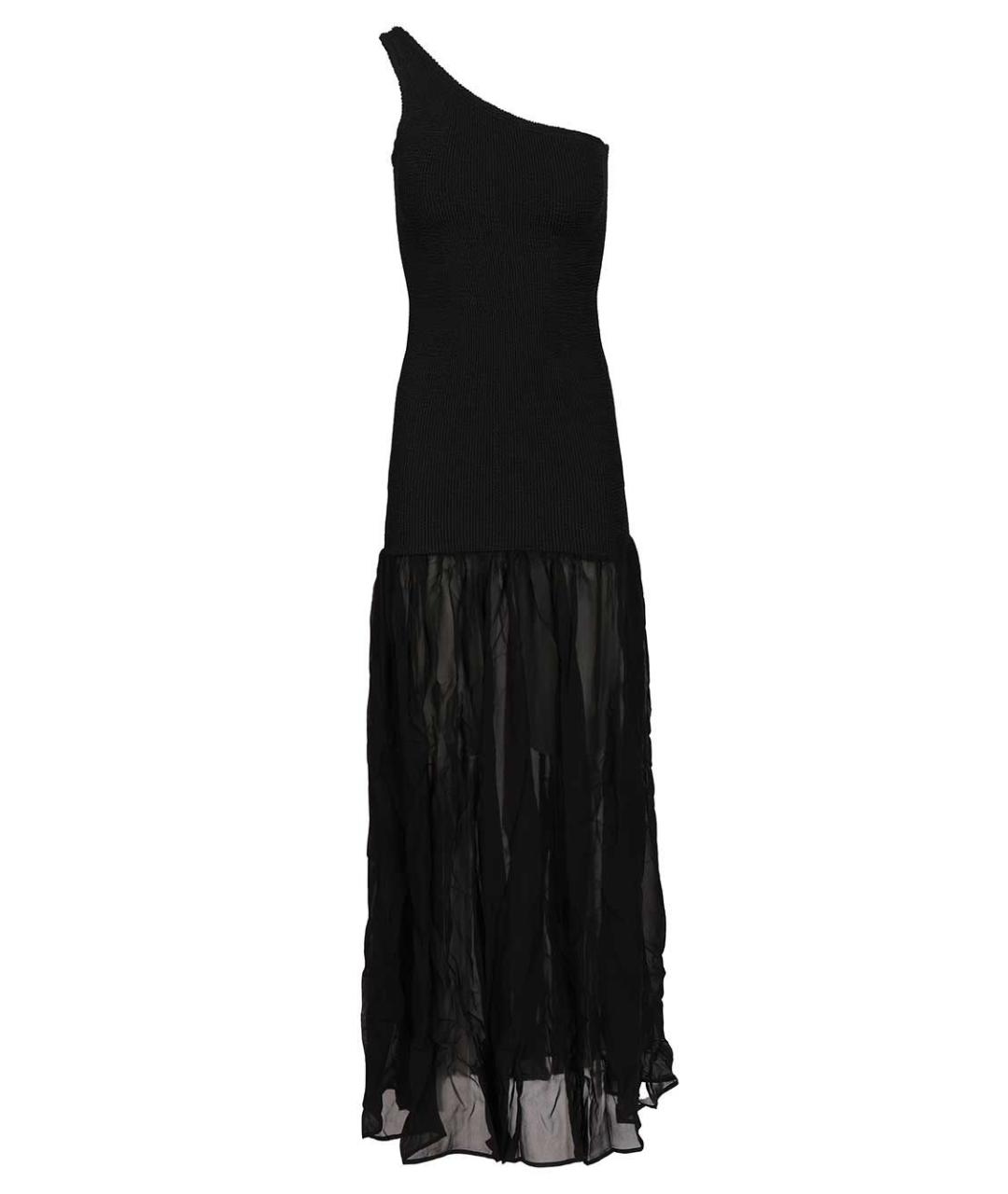 HUNZA G Черное вискозное платье, фото 1