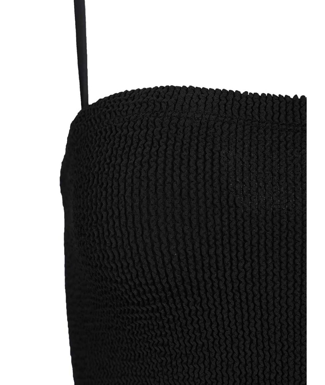 HUNZA G Черное полиамидовое платье, фото 5